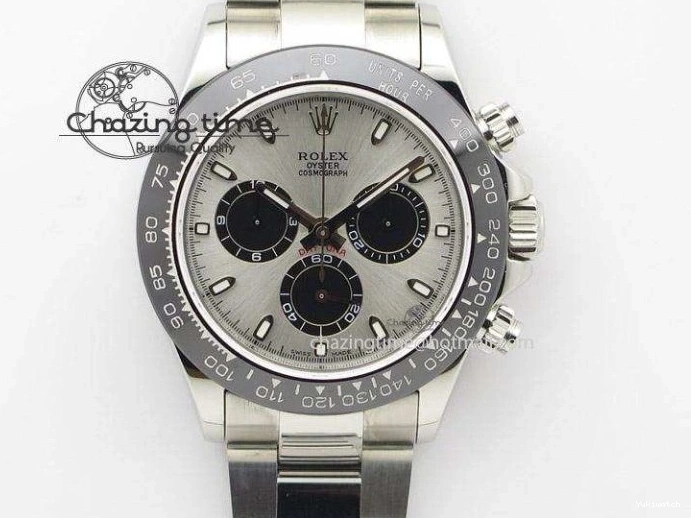 JF Sec@9 Bracelet Edition On Daytona A7750 Dial SS 116520 Black 0314